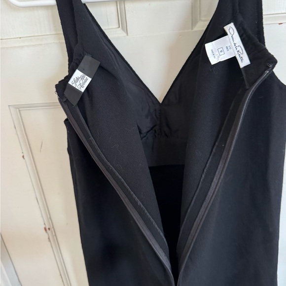 Oscar De La Renta Saks Fifth Avenue black wool dress size 10 - Picture 9 of 10